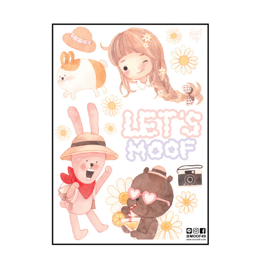 Sticker Fah Fah Summer