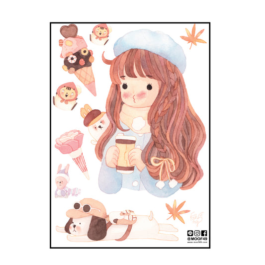 Sticker Fah Fah Winter